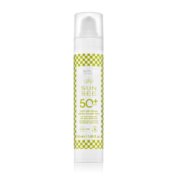 BEAUTY SPA SUN SEE Face Sun Cream For Acne Prone Skin SPF50+