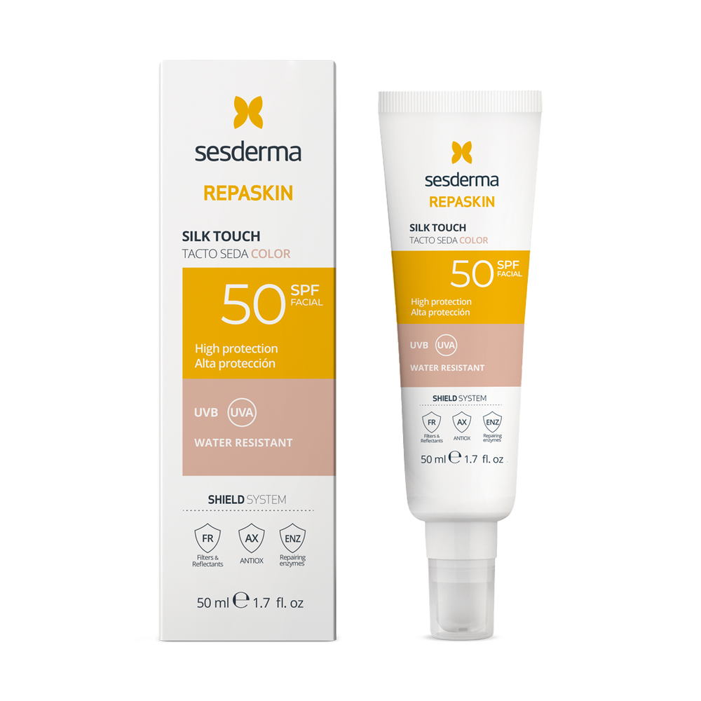 SESDERMA REPASKIN SILK TOUCH COLOR SPF50  NEW
