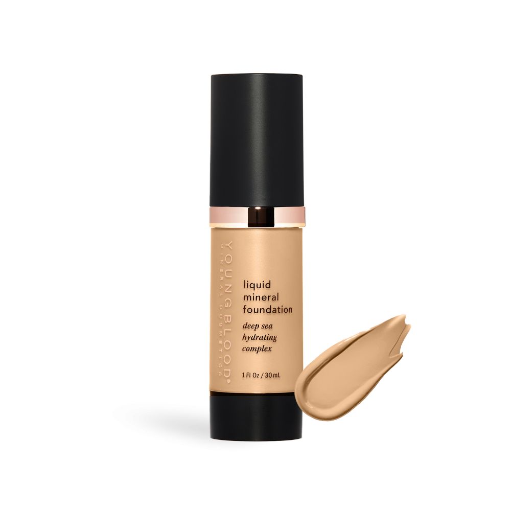 Youngblood Liquid Mineral Foundation – Golden Tan