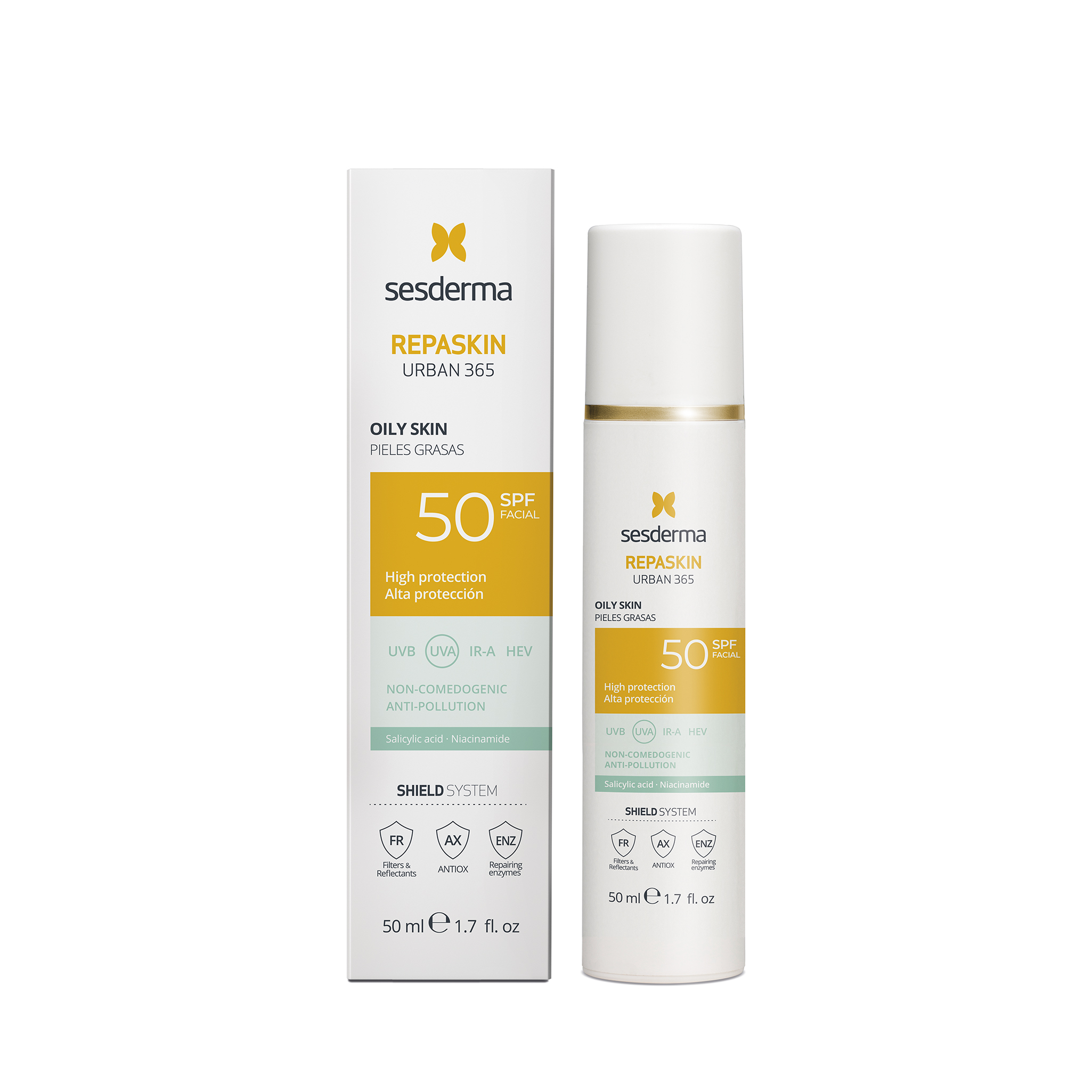 SESDERMA REPASKIN Urban365 Oily Skin SPF50
