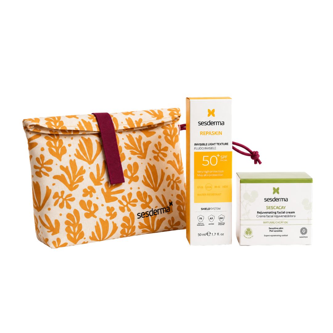 SESDERMA Promotion Summer Kit: SESCACAY Cream + REPASKIN Invisible SPF50